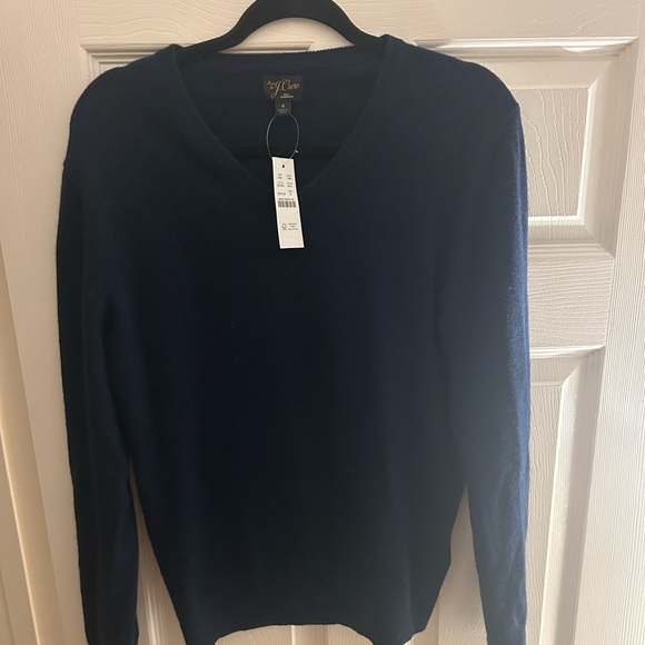 NWT Jcrew cashmere v-neck sweater - Picture 5 of 7